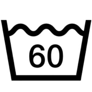 Waschsymbol 60 Grad