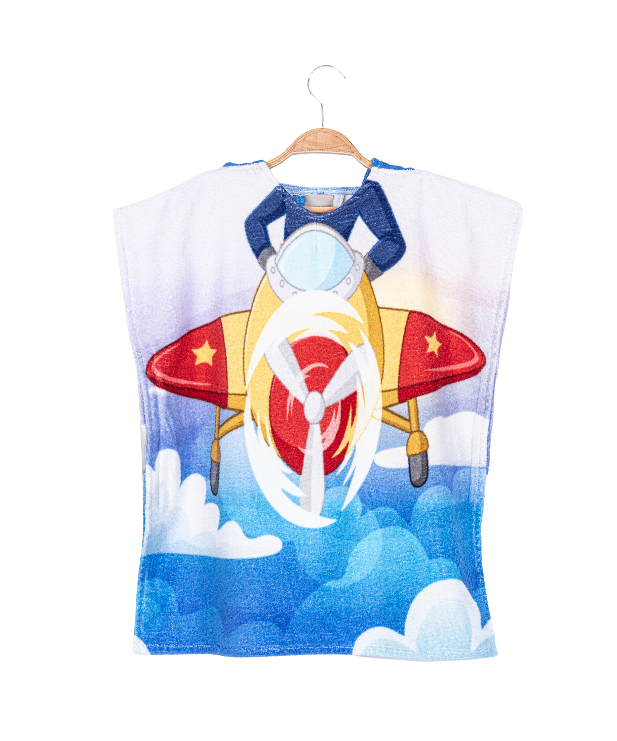 Pilot Poncho royal / Größe  one size
