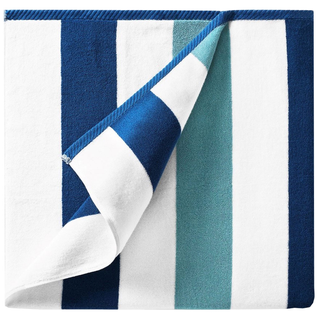 Beach Cabana Stripe marine / Größe  90/180