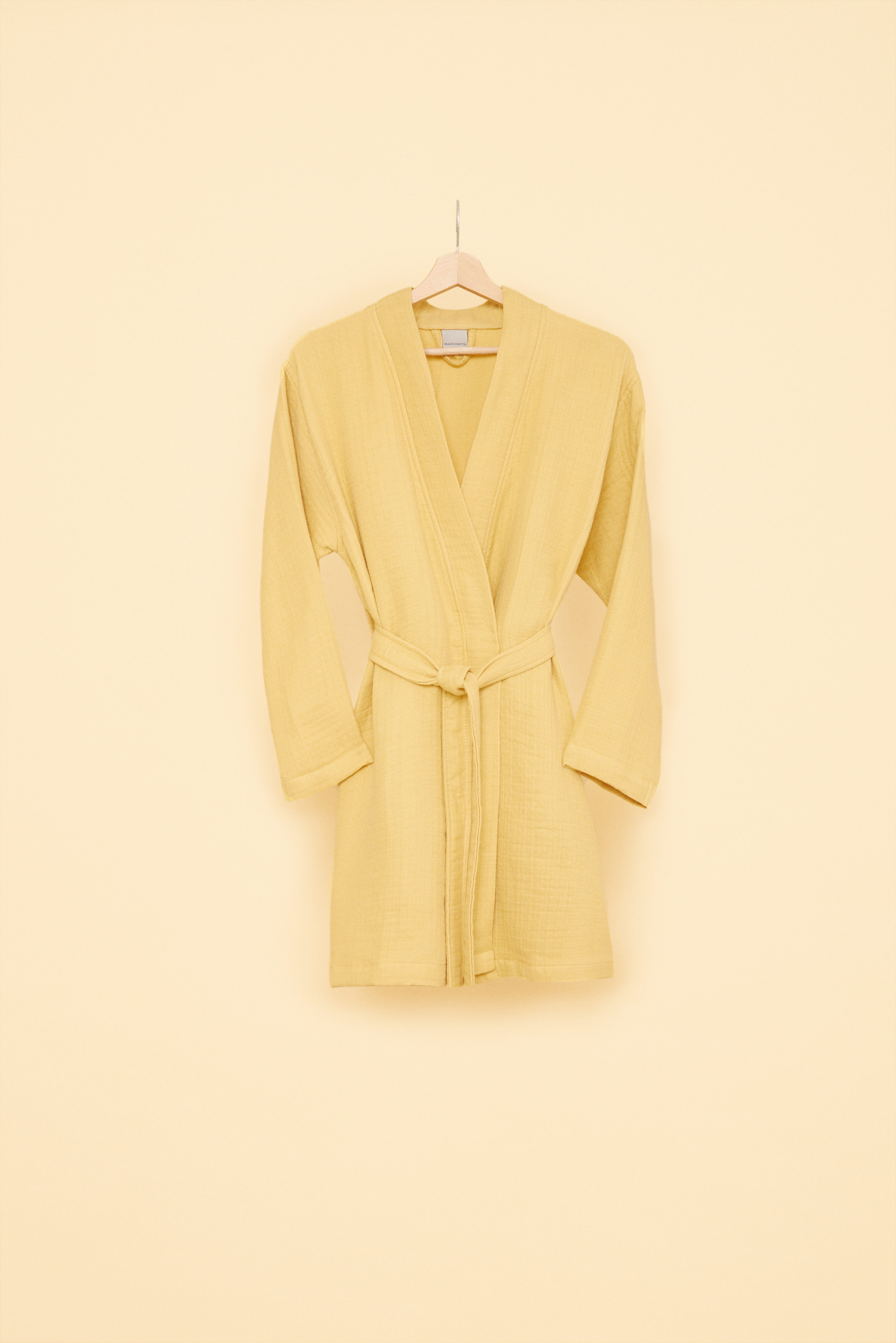 HARMONY Bademantel mustard / Größe  L/XL