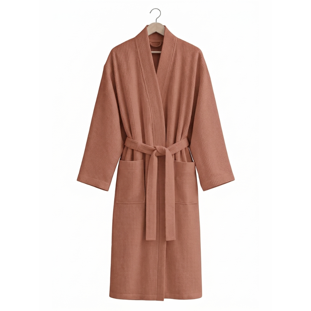LIVA Bademantel tan / Größe  L/XL