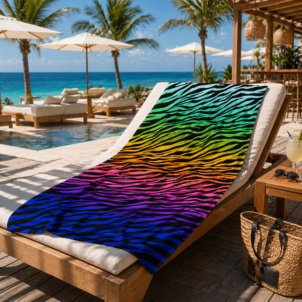 Zebra Strandtuch