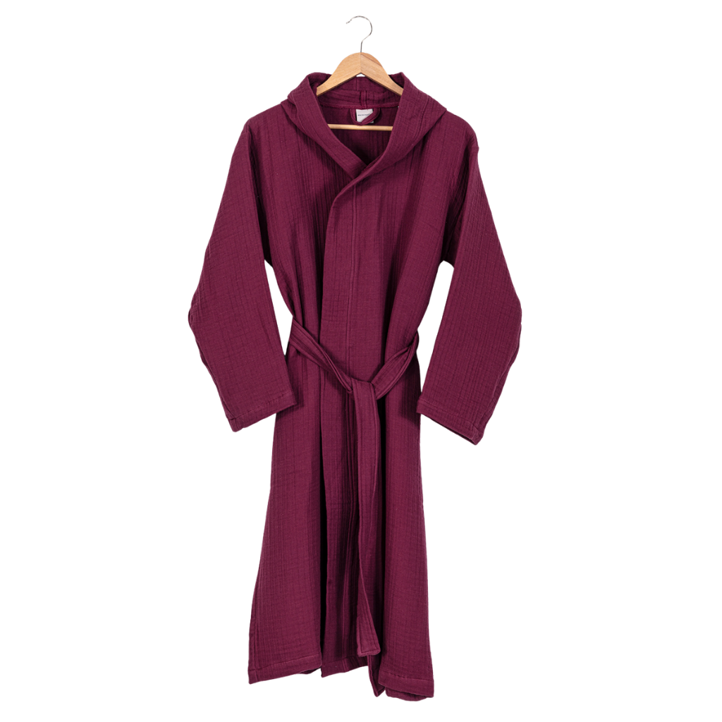 Balance Bademantel bordeaux / Größe  L/XL